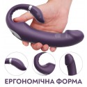 Вибратор Kaelynn с подогревом и вращающейся головкой, 10 режимов, фиолетовый, 19 см
