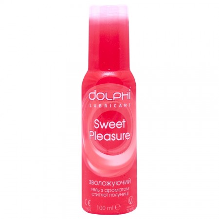 Лубрикант Dolphi Sweet Pleasure с ароматом клубники, 100 мл