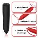Міні вібратор, віброкуля Wooonder на акумуляторі - 10 режимів вібрації, чорна, 9 см