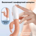Реалистичный многоскоростной вибратор-кролик Heonyirry с головкой, 30 режимов, 19.3 см