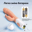 Реалистичный многоскоростной вибратор-кролик Heonyirry с головкой, 30 режимов, 19.3 см