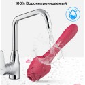 Вібратор трояндочка Xing, 10 режимів вібрації, 5 режимів смоктання, 20 см