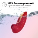 Вакуумний стимулятор клітора Gumi з 10 режимами смоктання, зелений, 10 см