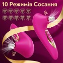 Вакуумный стимулятор Airy с сосательным эффектом, 10 настроек, фиолетовый, 11.5 см