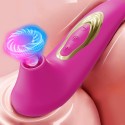 Вакуумный стимулятор Airy с сосательным эффектом, 10 настроек, фиолетовый, 11.5 см