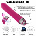 Вибратор Kaelynn с подогревом и вращающейся головкой, 10 режимов, розовый, 19 см