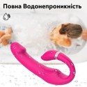 Вибратор Kaelynn с подогревом и вращающейся головкой, 10 режимов, розовый, 19 см
