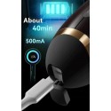 Секс-машина портативна Queen v3.0 з присоскою, 10 режимів ротації та вібрації, 23.5 см