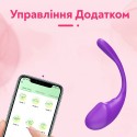 Смарт віброяйце Xin-Xin з керуванням через додаток, 10 режимів, фіолетове