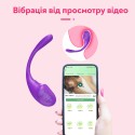 Смарт віброяйце Xin-Xin з керуванням через додаток, 10 режимів, фіолетове