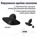 Анальна вібропробка Teazer Black, глибина входу 10 см