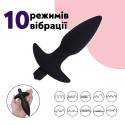 Анальна вібропробка Teazer Black, глибина входу 10 см